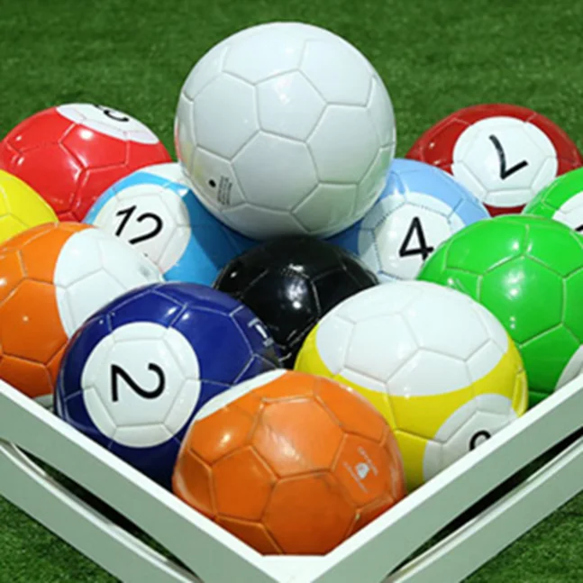 

Pool soccer foot kick snooker mix football color number billard sport for training equipment quality guarantee, Can be customized