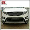 Front and rear replacement bumper guard for 2015 Sportage