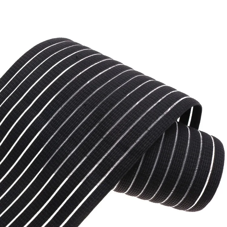 

ventilate mesh 100mm wide elastic band for maternity belt, Black/white/others