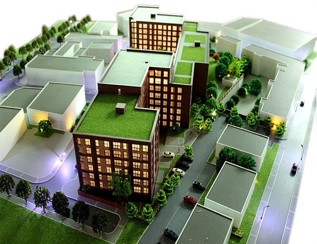 
Manufacturer 3D scale model making diorama ancient building miniature 3d modelling 
