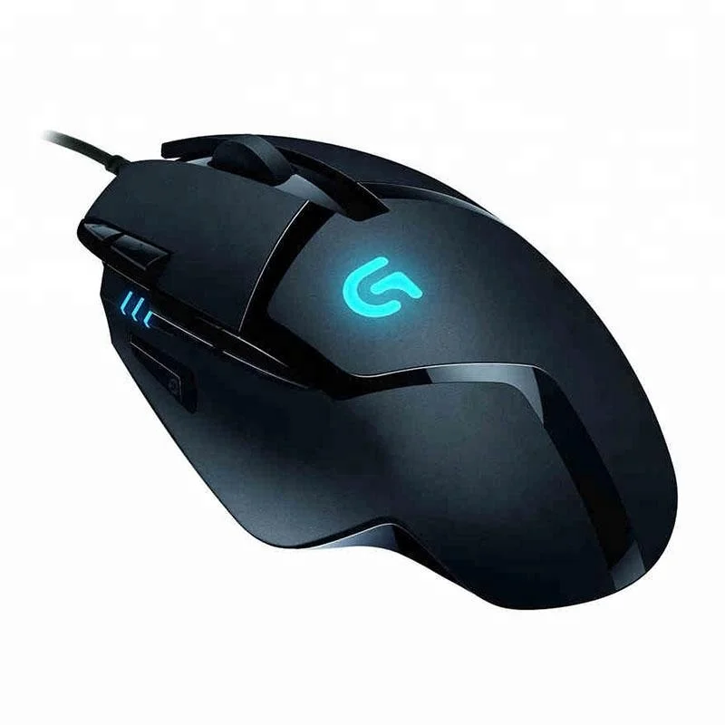 

High Speed New Logitech G402 Hyperion Fury FPS Tunable Laser Logitech Gaming mouse USB Wired 4000 DPI Mouse Gamer mice, Blue, white