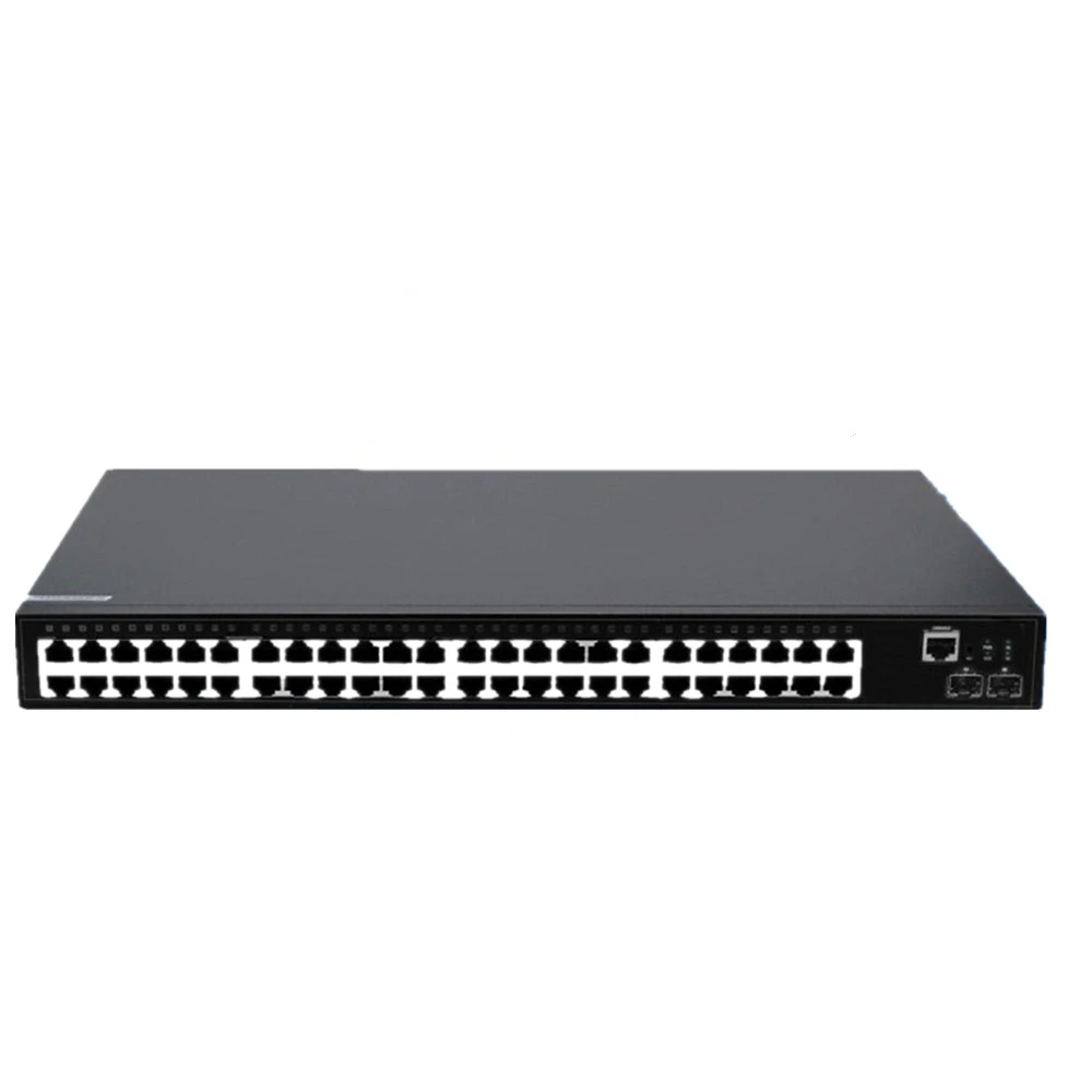 

Enterprise Fiber optic Network Switch 48 port GE TP +2SFP+ 10G Ethernet Websmart SNMP Combo CLI Telnet Console NMS Managed VLAN