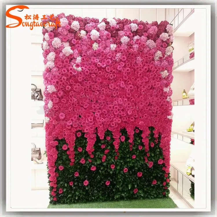 Customized Artificial Flower Wall Wedding & Party Decorative Artificial Flower Wall Buy Wall