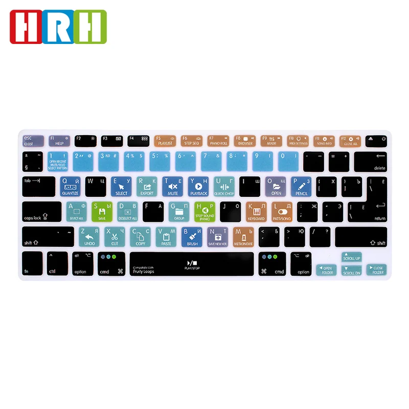 

Waterproof Ultra-thin FL Studio Fruity Loops Shortcuts custom For Mac book Pro 13 15 Retina fruity loops studio