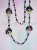 Pirate Skulls w/ eye patch and HatMardi Gras Beads