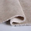 Gold stamping interlock bonded with fur cloth print 100% polyester suede fabric