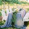 customized crushed velvet table cloth for wedding party banquet table decor