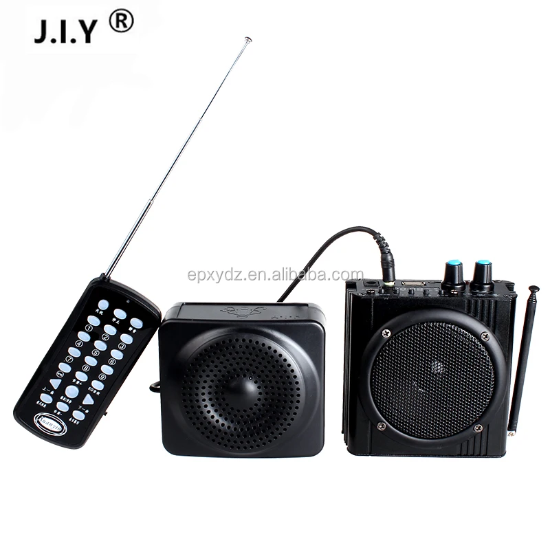 

Q9 digital bird caller hunting bird sound mp3 bird caller with remote control, Black