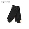 Wholesale bulk black woolen stretch gloves women for winter