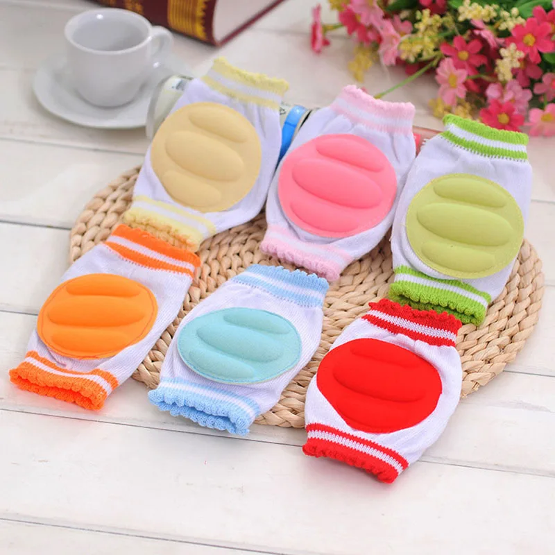 1 Pair Kids Children Safety Crawling Elbow Cushion Infants Toddlers Baby Knee Pads Protector Leg Warmers