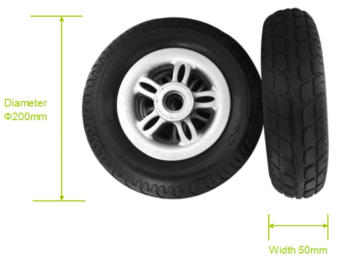 200x50 Wheels Scooter Tire Flat Free Tires Buy 200x50 Scooter Tire