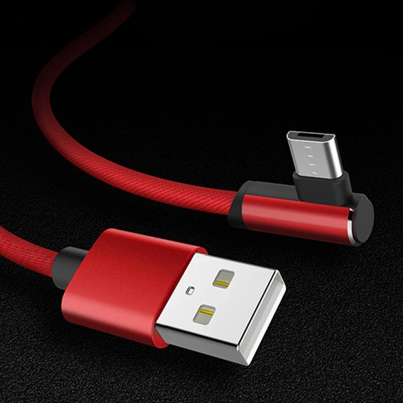 Doolike 2019 long line 1.8m fast charge Elbow phone charging cable micro usb data