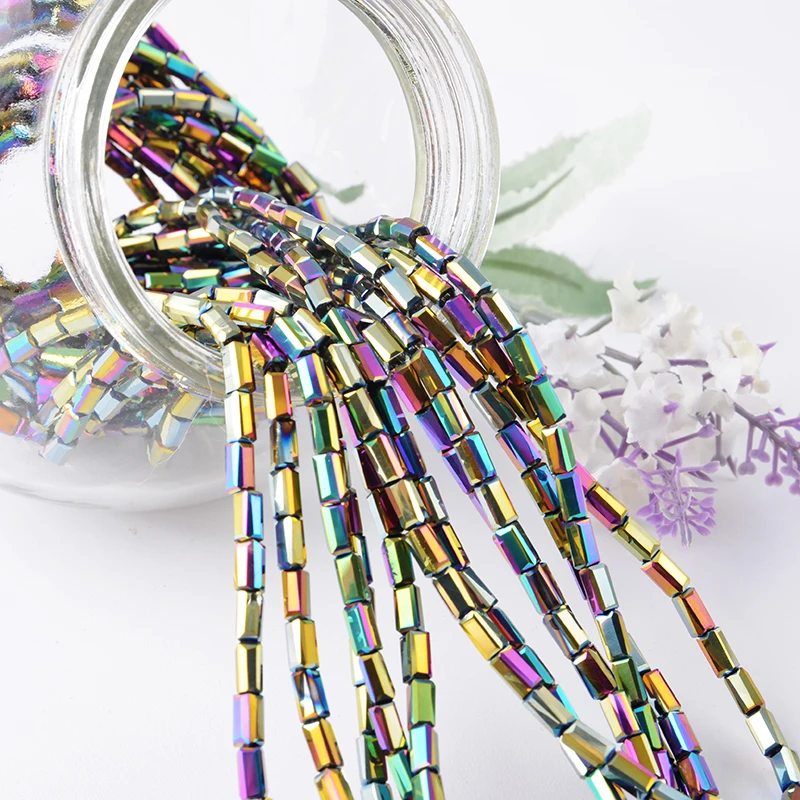 Wholesale And Decorative Long Square Glass Crystal Beads For Jewelry Making Buy Beads