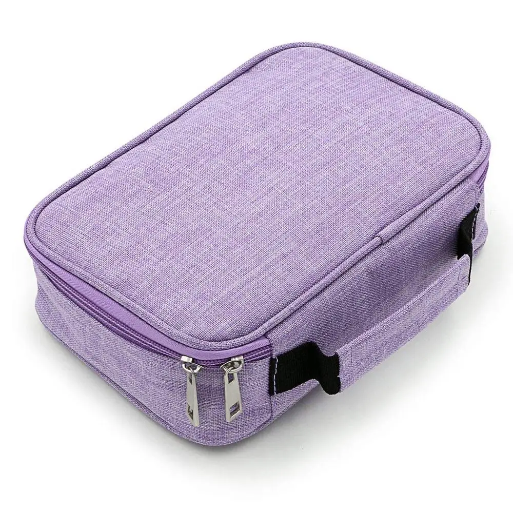 

High Capacity Zipper Pencil Case With Multi-Functional Stationery Pouch