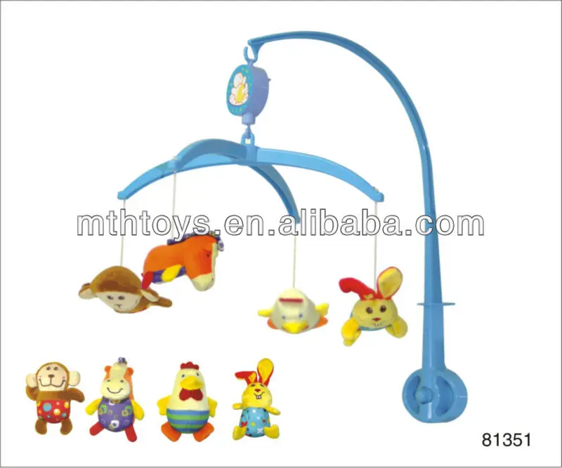 Funny Baby Musical Mobile Toys Baby Crib Mobiles Battery Operated