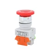 LAY37-11ZS /PBC Y090 Self locking mushroom emergency stop button switch