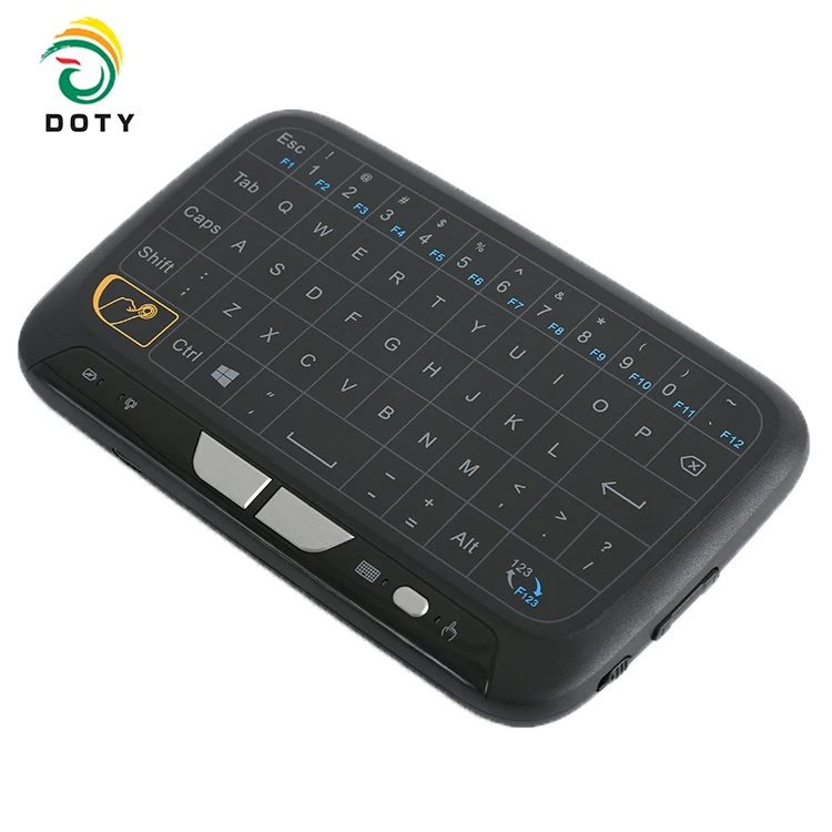 

Mini H18 Doty universal using remote control with keyboard air mouse, Black