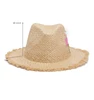 High Quality Raffia Straw Hats Decor Outdoor Beach Bikini Sun Hat