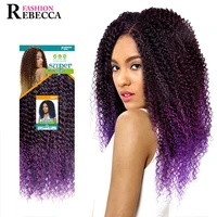 

Rebecca Fashion Idol synthetic hair extension curly hair weaving