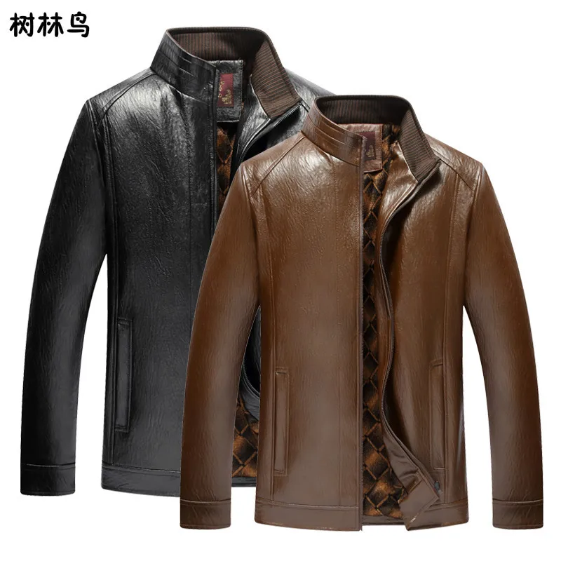 

Chonghan 2019 Men Slim Fit Bubble PU Leather Jackets With Pocket, Black/white/blue/red/pink/green jacket or customized