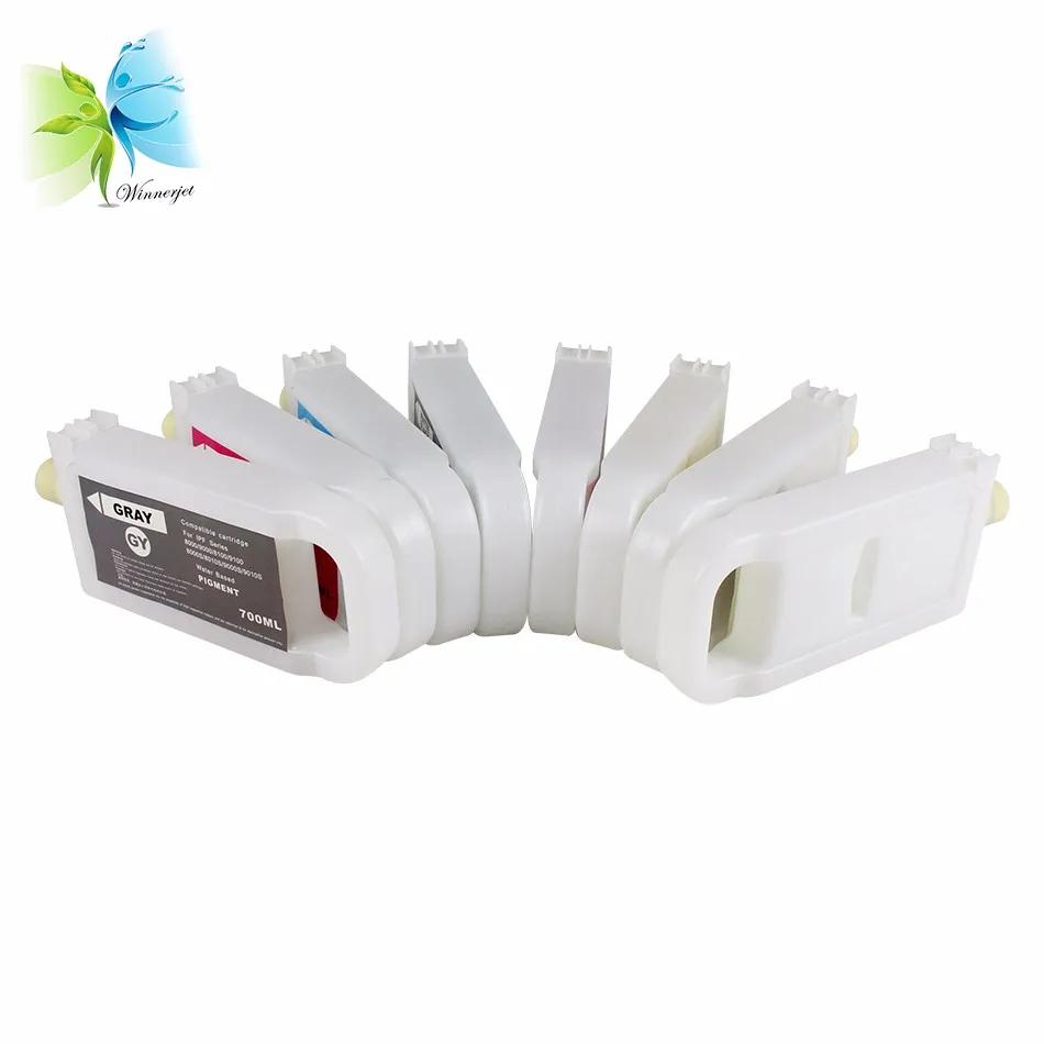 8 Colors Pfi706 Rechargeable Ink Cartridges For Canon Ipf8400s