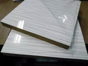 
Hot Sell Wood grain High Gloss laminate UV MDF Sheet 
