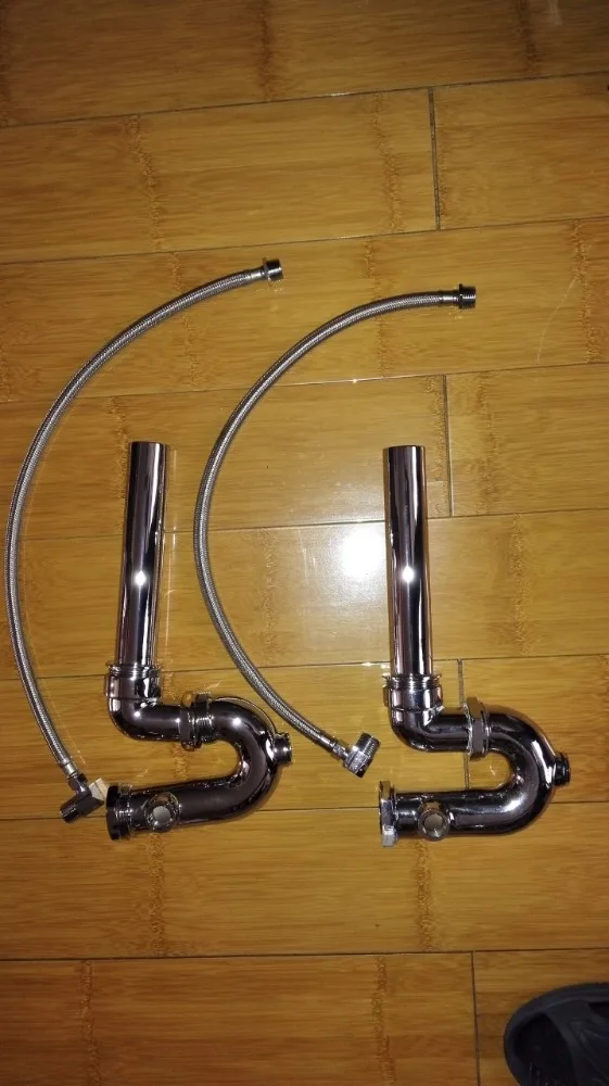 
GPMC Tailpiece Trap Seal Primer with Braided Connecting Hose 