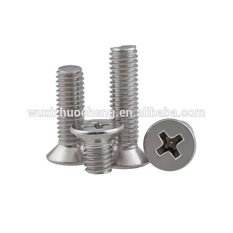 M7 Large Flat Head Machine Screw Bolt Gb819 Supplier Stainless Steel