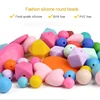 Oem Jewelry Manufacturer BPA Free Silicone Loose Beads Custom Beads Wholesale
