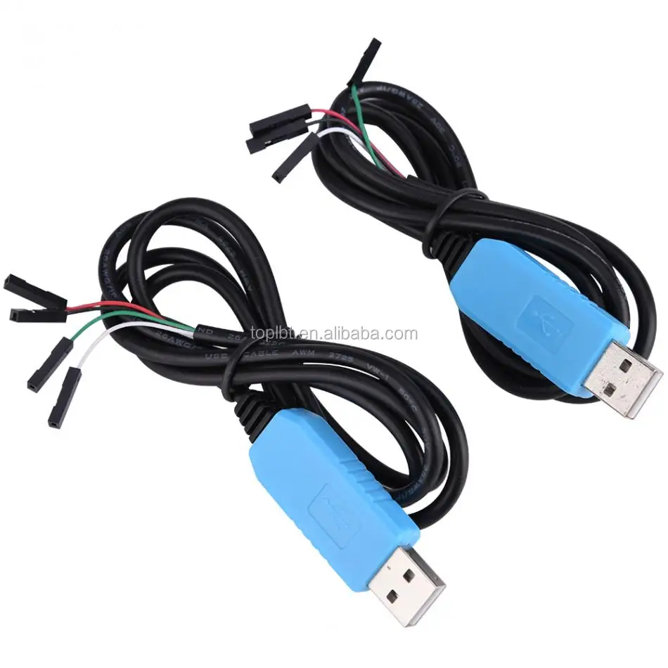 Cable Length: Other Computer Cables 2PCS PL2303TA USB TTL to RS232 Converter Serial Cable for Windows XP//7//8//8.1