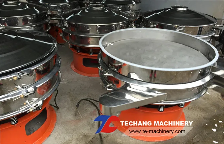 China supplier rotating vibro sieve / organic fertilizer sieve machine