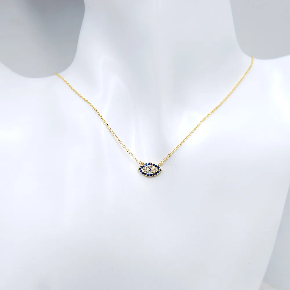 

Wholesale 925 Sterling Silver Hamsa Necklace, Evil Eye Necklace, Picture