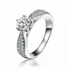 High Quality Jewelry Ring Type Cubic Zirconia Setting S925 Engagement Ring In Stock For wholesale