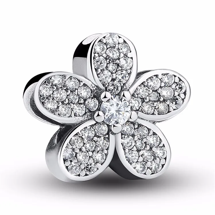 

High quality best selling flower charms sterling silver wholesale charms