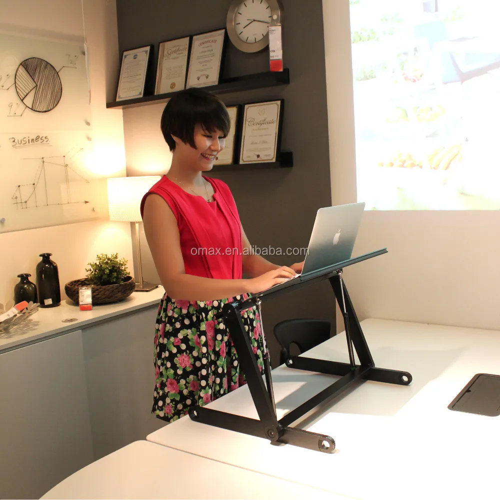 

New Factory standing table/recliner laptop table OMAX standing desk