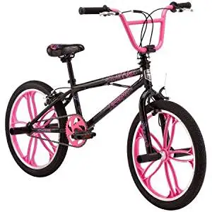 mongoose bike black and pink