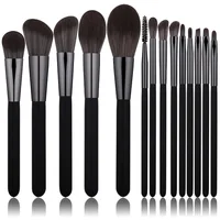 

2019 amazon top sellers professional black cosmetic brush 14 pieces custom make up brushes makeup brush set private label