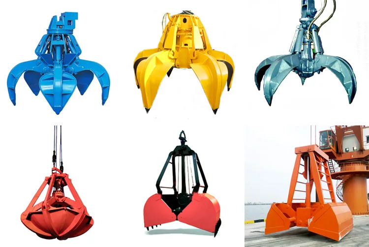 Single Rope Multi Clamshell Grapple Grab Bucket For Sale Buy