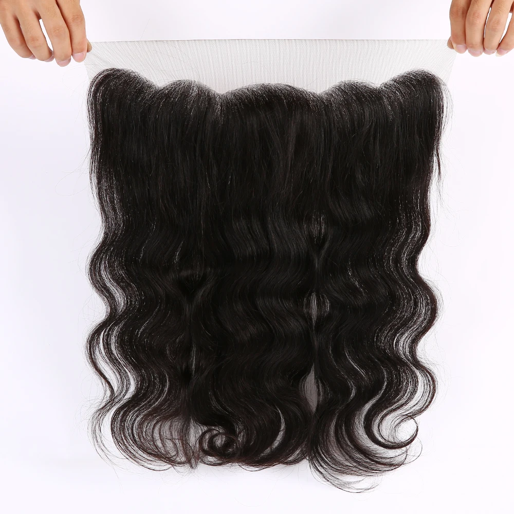 

Factory raw indian human ear to ear swiss lace frontal closure hair