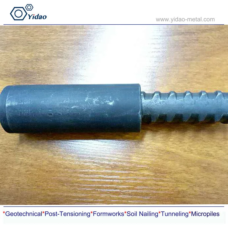 15mm50mm Rock Dowel In Shotcrete Prestressing Screw Thread Bar With