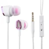 Noise cancelling function and mobile phone use wired earphone flat wire in ear headphone