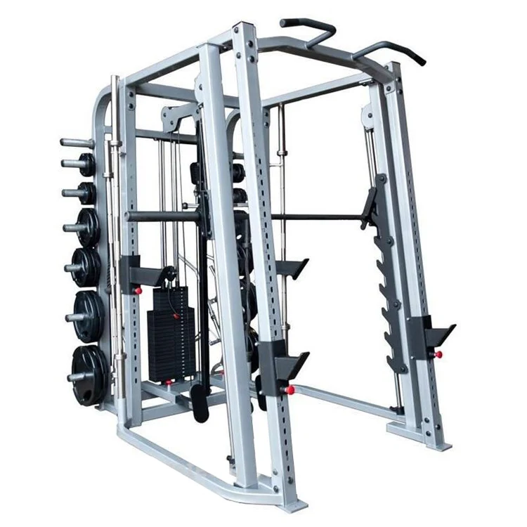 Gym 10 Barbell Bars Stand Storage Rack Adjustable Squat Rack