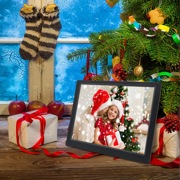 10英寸支持多语言 lcd 电子桌面数字相框循环视频