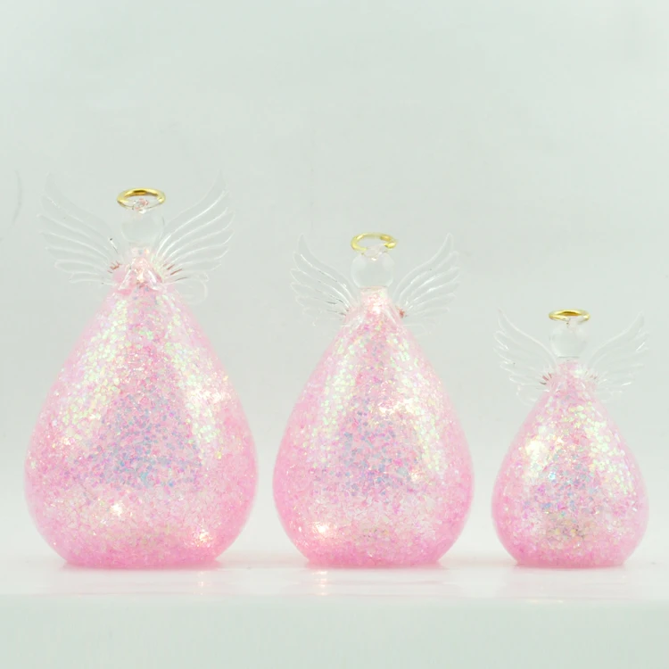 Desk Decoration Hot Sales Wholesale New Design and High Quality Glass Decoration Angel factory