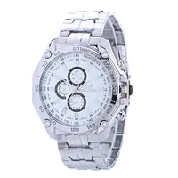 

Factory Sell Fashion Watch men Steel Three Eyes Numbers Classic Quartz Business Mens Watches TW031