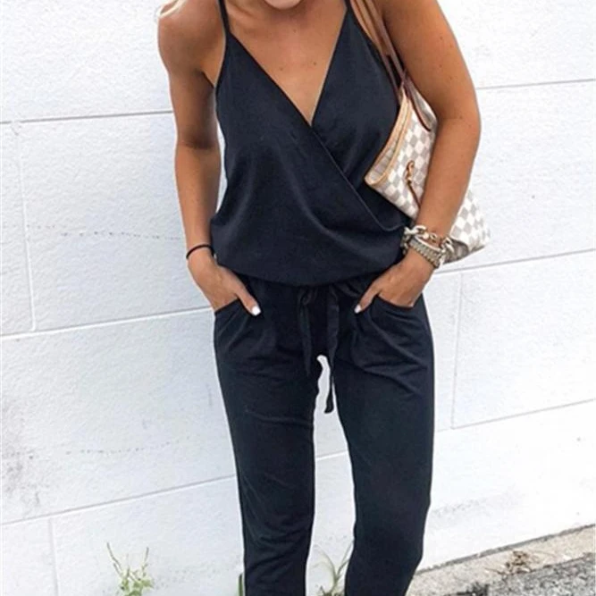 

2019 New Arrival Off Shoulder Sleeve Hollow Out Sexy Women Bodycon Long Jumpsuit Rompers, N/a