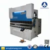 WC67Y-80T/2500 steel bender and cutter hydraulic sheet bending machine CNC press brake bending