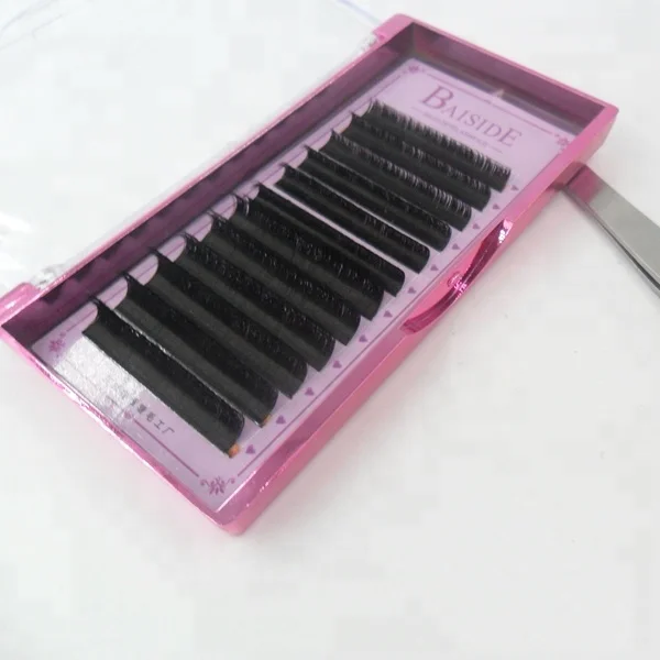 

Wholesale volume lashes automatic flower lashes with custom packages, Black or custom color