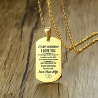 

Personality Customized Blank Dog Tags Stainless Steel Pendant Necklace Gold Plated Military Men Jewelry