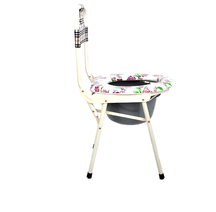 
Health Medical Care Plastic Living Room Commode Chair with Bedpan 
